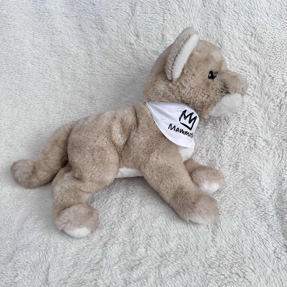 Douglas Cuddle Toys Kelso Mountain Lion Mammoth Banana #4802 Stuffed Animal Toy